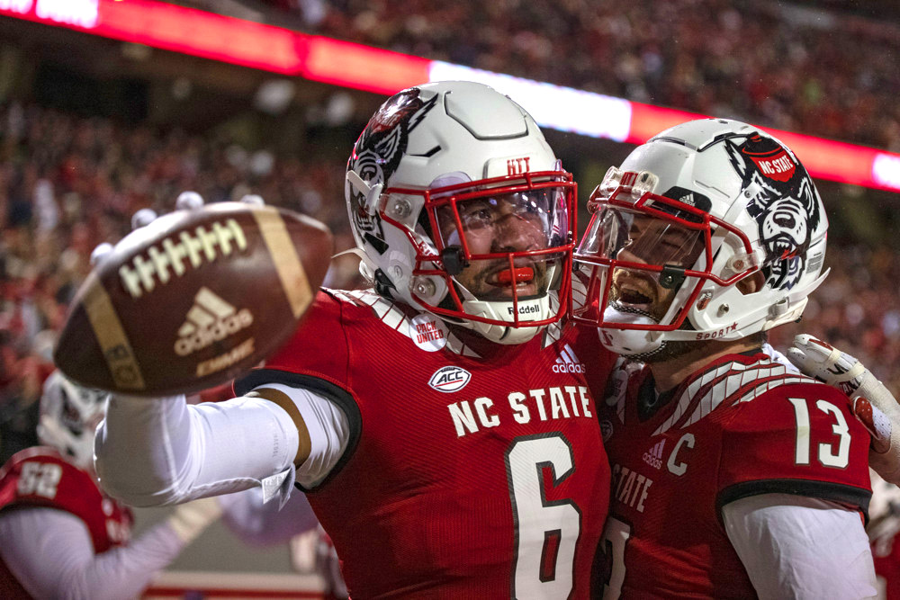 NC State football player Trent Pennix.