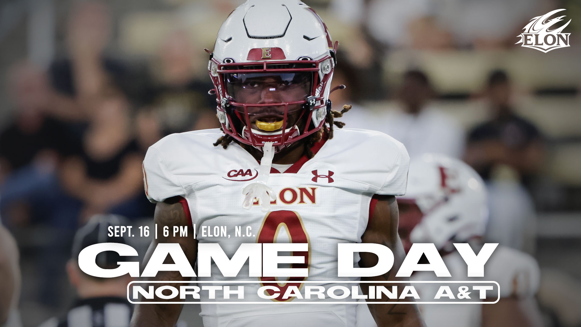 Elon football graphic