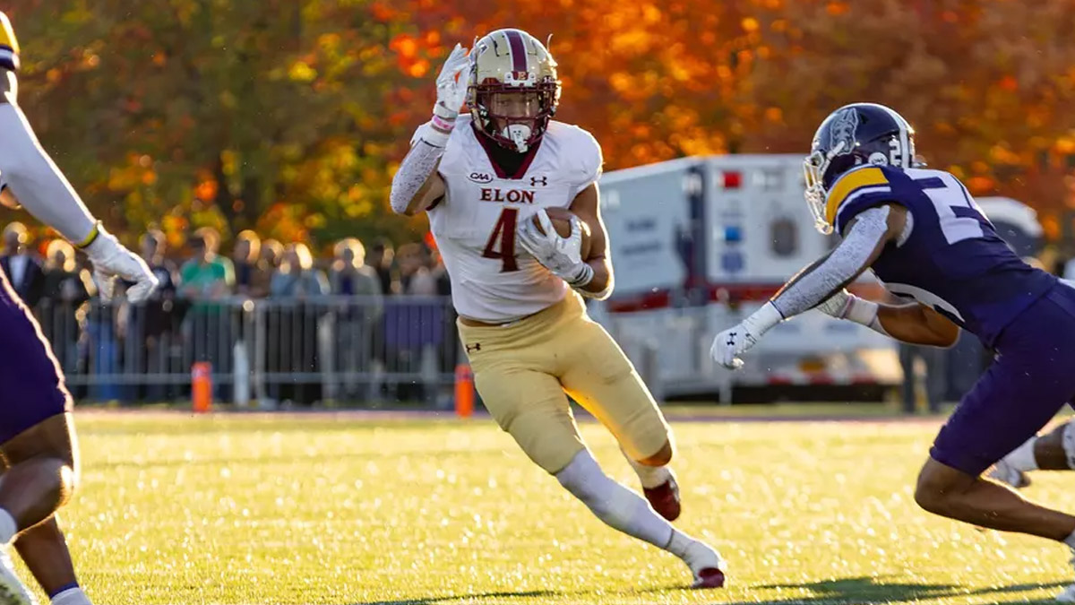 Elon wide receiver Chandler Brayboy