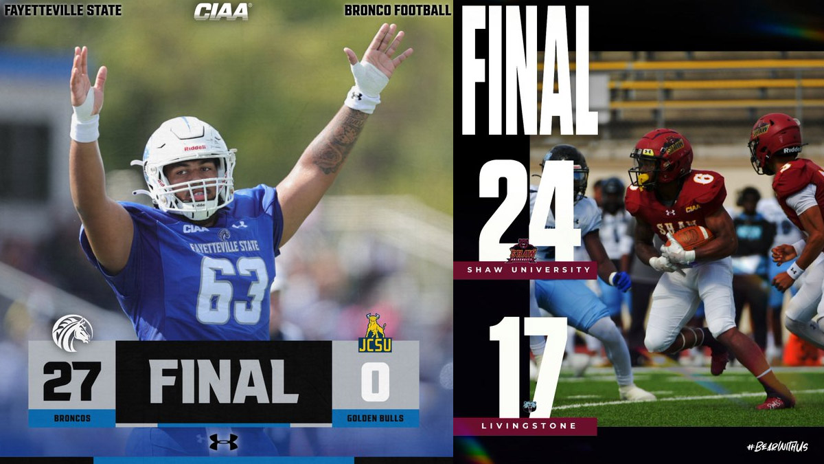 Fayetteville State, Johnson C. Smith, Shaw, Livingstone football in the CIAA