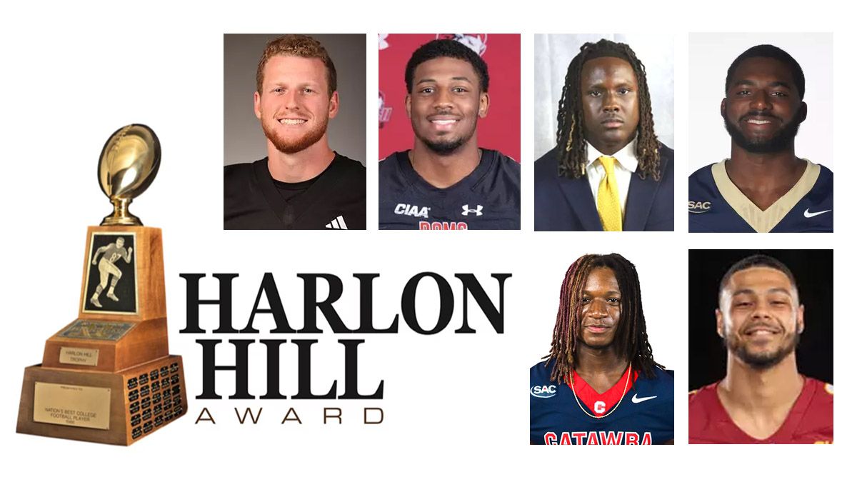 Harlon Hill Trophy nominees included six players from North Carolina D2 college football programs.