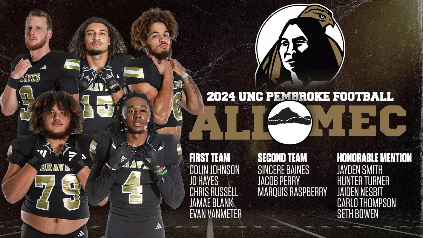 UNC Pembroke had 13 all-conference players for the 2024 season.