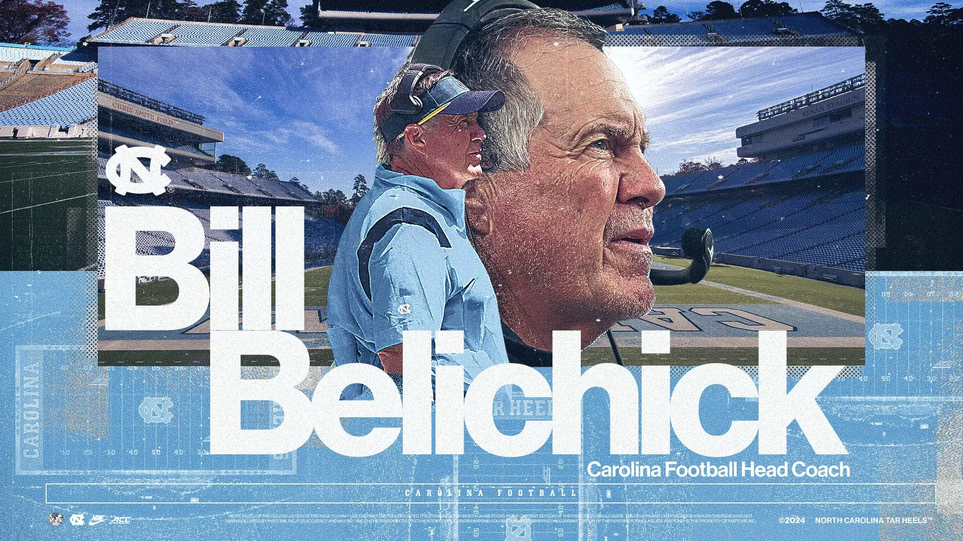 University of North Carolina announces Bill Belichick as its next head football coach