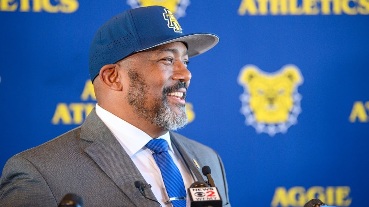 New North Carolina A&T head football coach Shawn Gibbs.