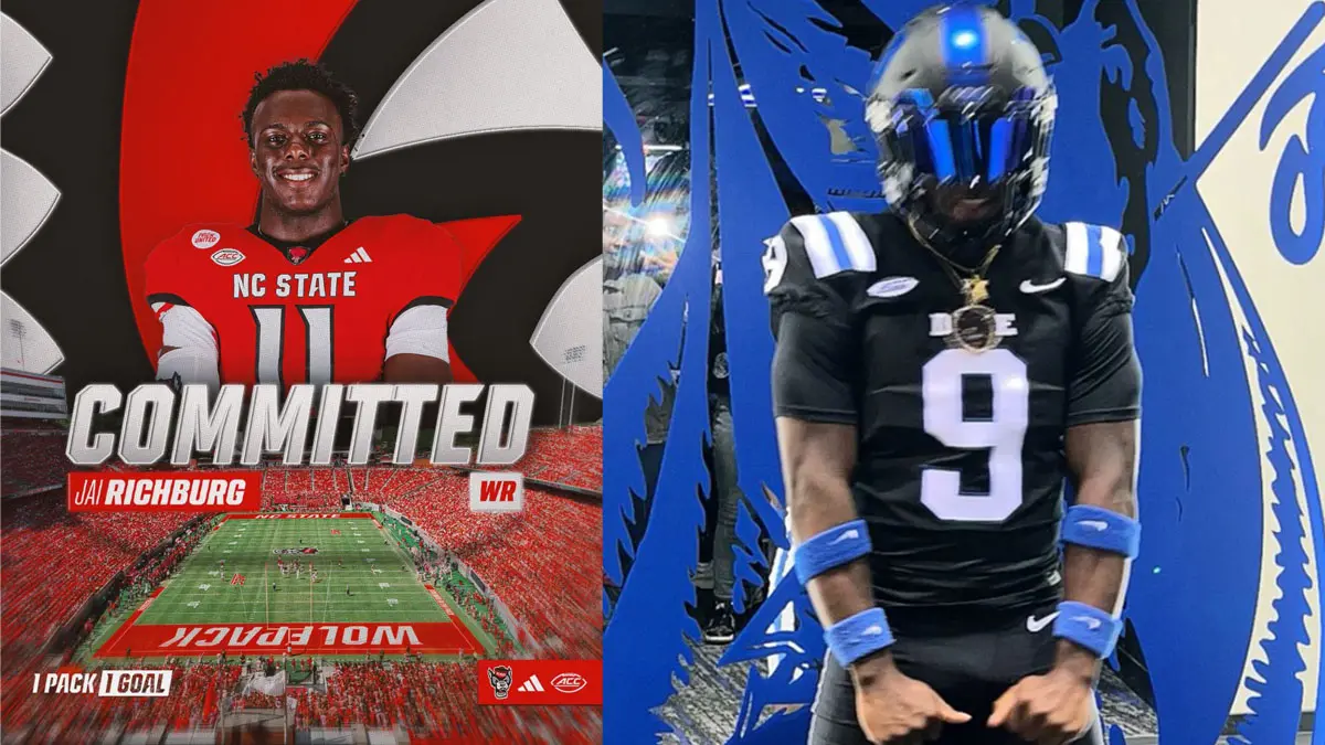 East Forsyth's Jaire Richburg (NC State) and West Charlotte's KD Cotton (Duke) have announced their college commitments.