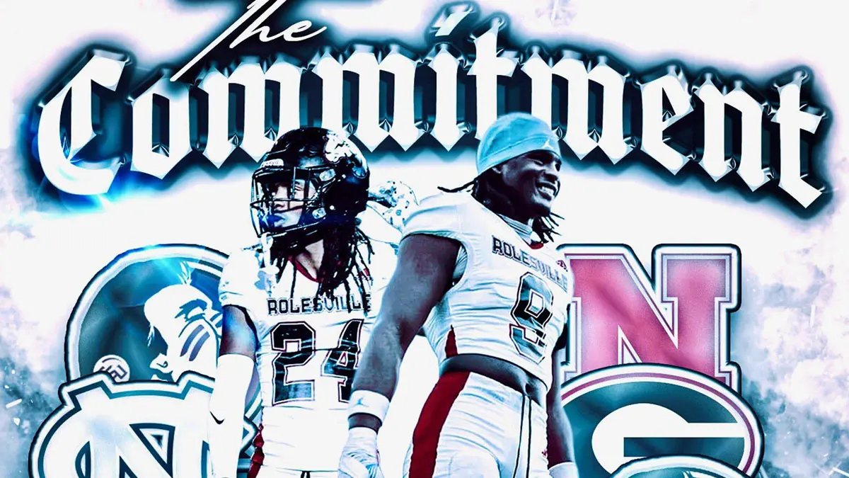 Rolesville brothers Zavion and Jayden Griffin-Haynes committed to UNC Tar Heels football for 2026.