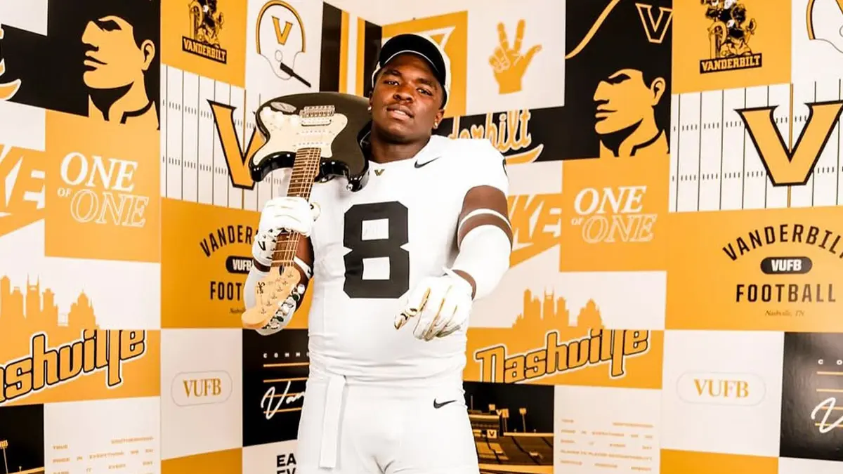 Jace McCollum, a defensive standout at Hickory Ridge High, has committed to Vanderbilt football for 2026.
