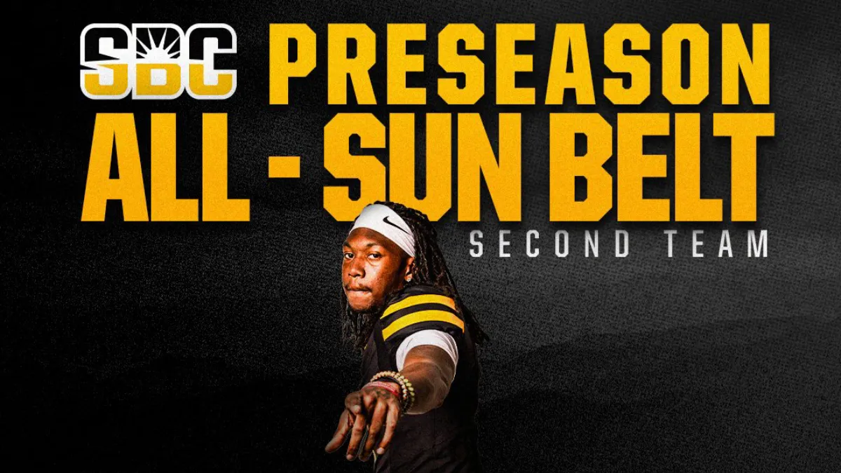 App State wide receiver Dalton Stroman has been selected to the Sun Belt Conference's preseason all-league team.