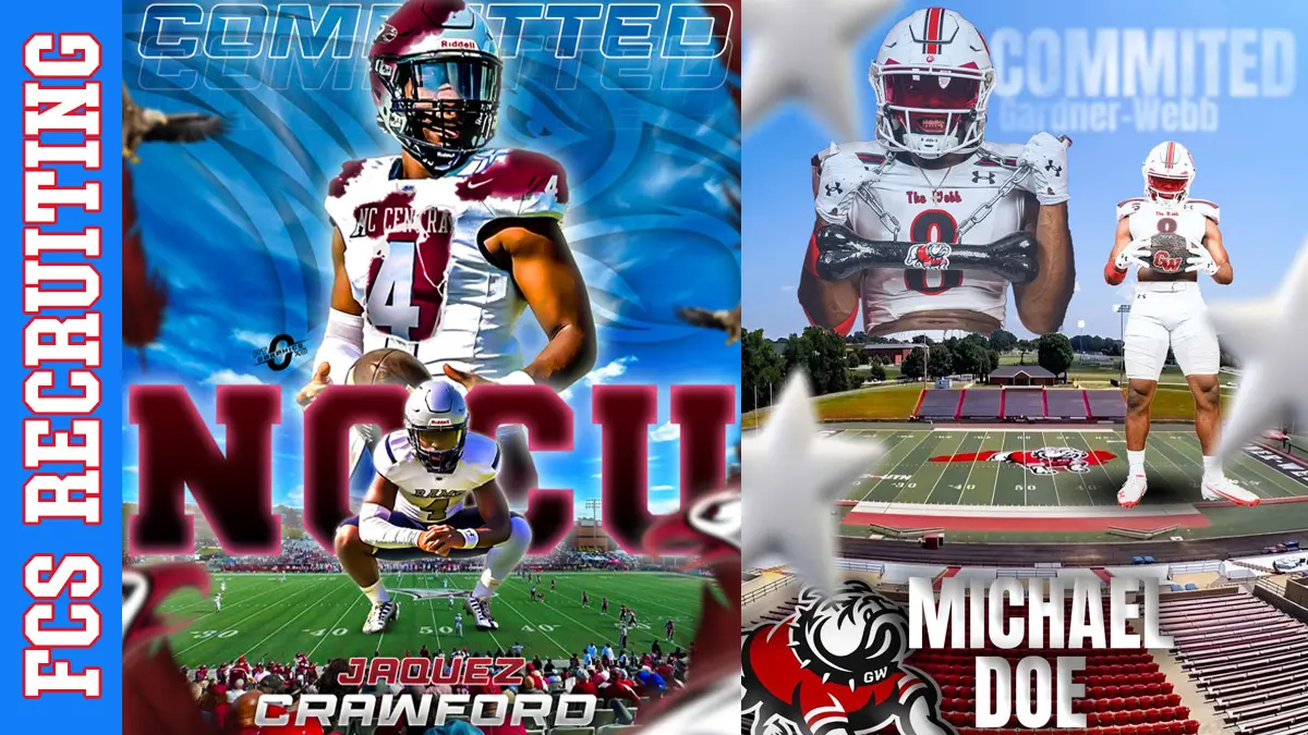 Northeast Guilford QB JaQuez Crawford announces his commitment to North Carolina Central, while SC prep running back Michael Doe announces his pledge to Gardner-Webb.