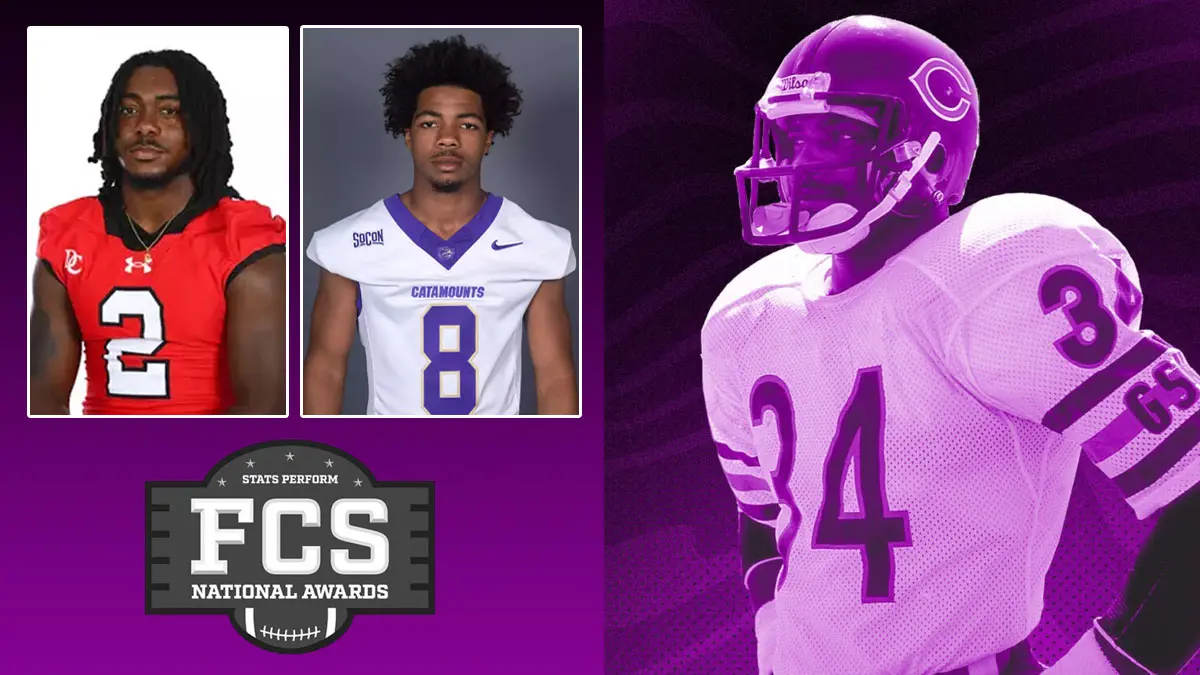 Davidson's Mari Adams and Western Carolina's Taron Dickens have been named to the Walter Payton Award preseason watch list.