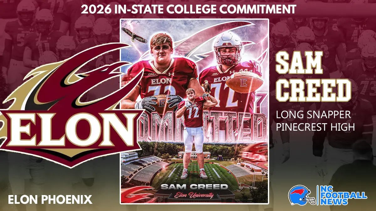 Pinecrest High long snapper Sam Creed has committed to Elon University for 2026.