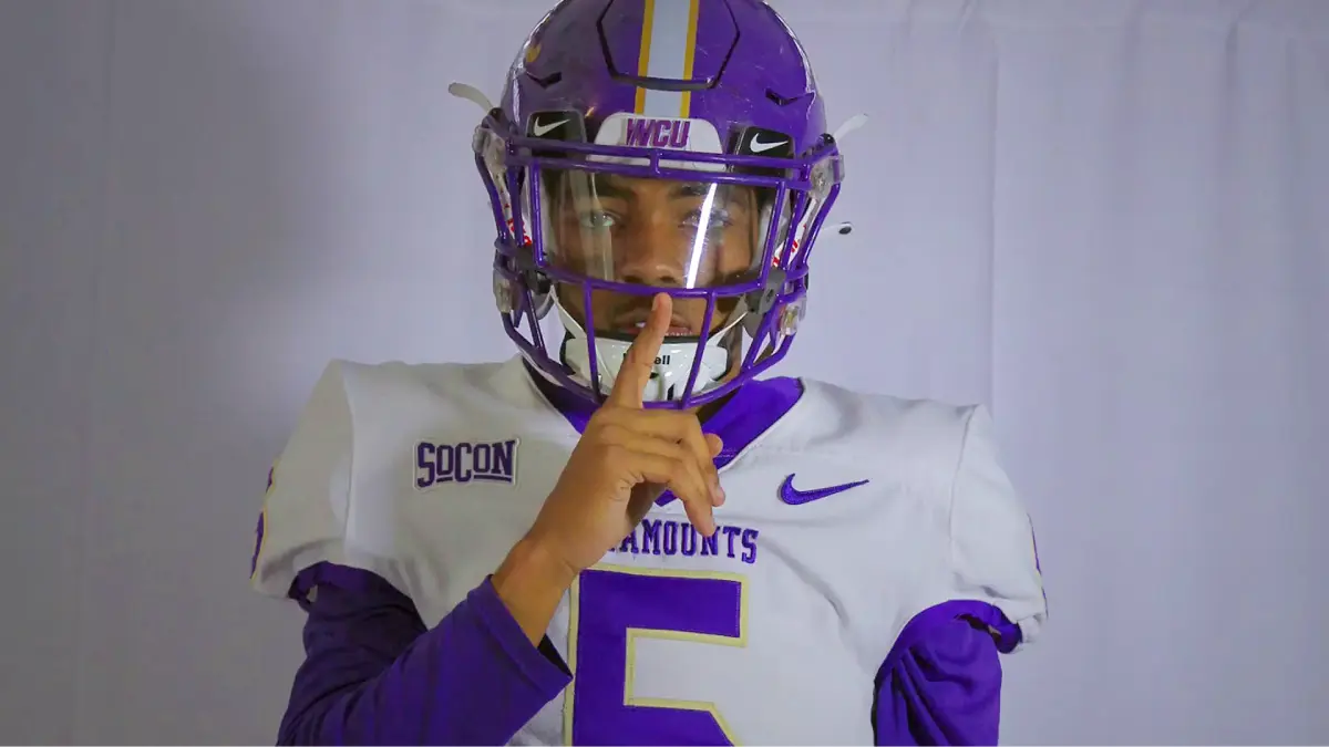 WCU quarterback Taron Dickens - NCFootballNews One of Western Carolina quarterback Taron Dickens' profile photos for the school's official web site.