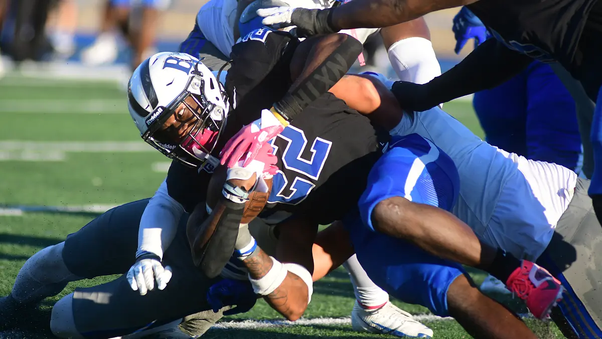 Barton running back Jackson Parrish rushed for 221 yards and 3 TDs in a win over Chowan.