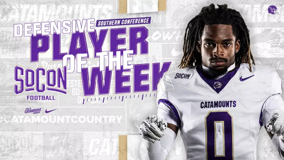Western Carolina defensive standout Ken Moore Jr. has been named Southern Conference and NC Football News Defensive Player of the Week.