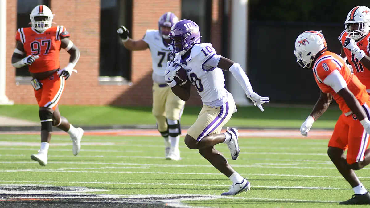 Western Carolina wide receiver Michael Rossin looks for extra yardage against Campbell.