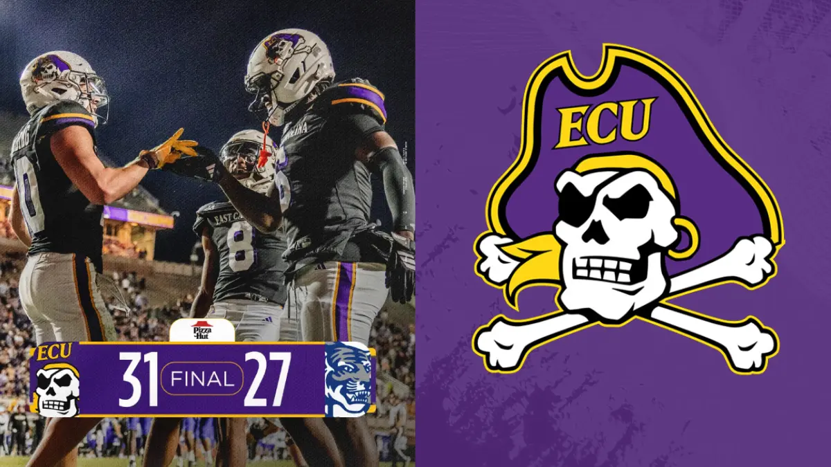 East Carolina football beat Memphis 31-27 in American Conference action on Nov. 15, 2025